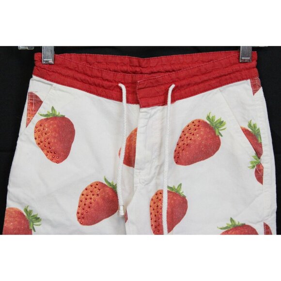 Trish Scully 2pc Outfit Sz 5 Tank Top Pants Strawberry Red Ruffles Summer Rhines - Picture 9 of 15